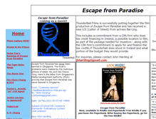 Tablet Screenshot of escapefromparadise.com